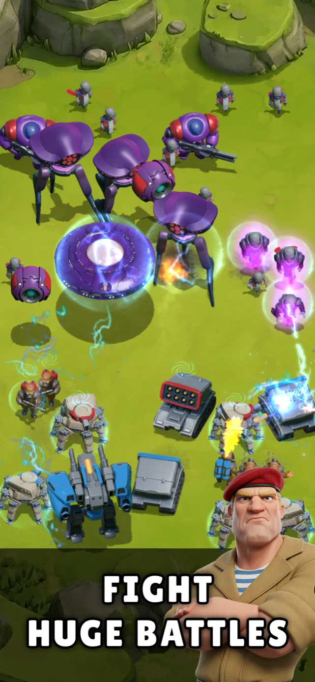 World War X screenshot — fight huge battles
